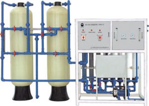 Industrial water treatment plant